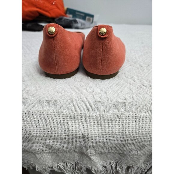 Michael Kors Coral Suede Pointed Toe Flats Size 10M - Picture 2 of 9